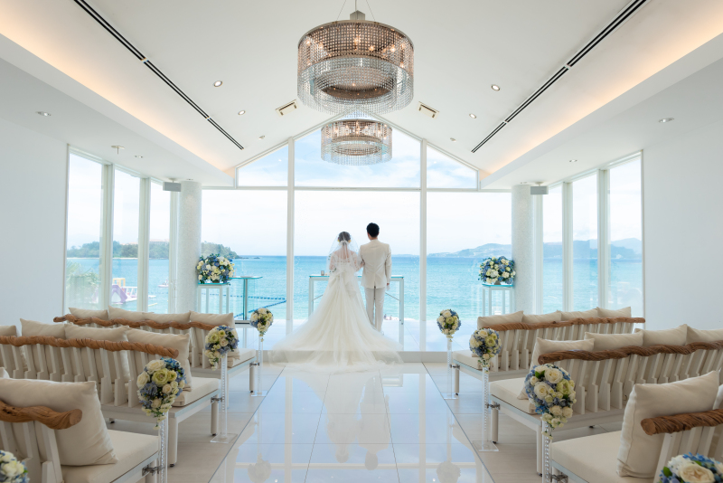 初めはおふたりのバックショットから