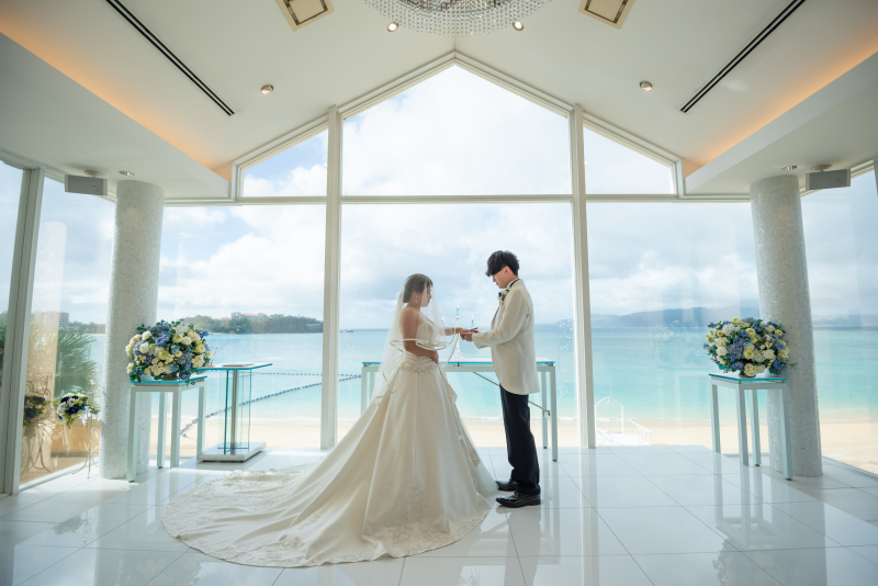 指輪交換シーン