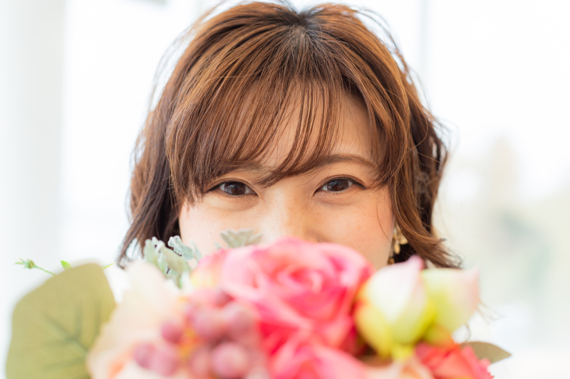 可愛い花嫁さん！