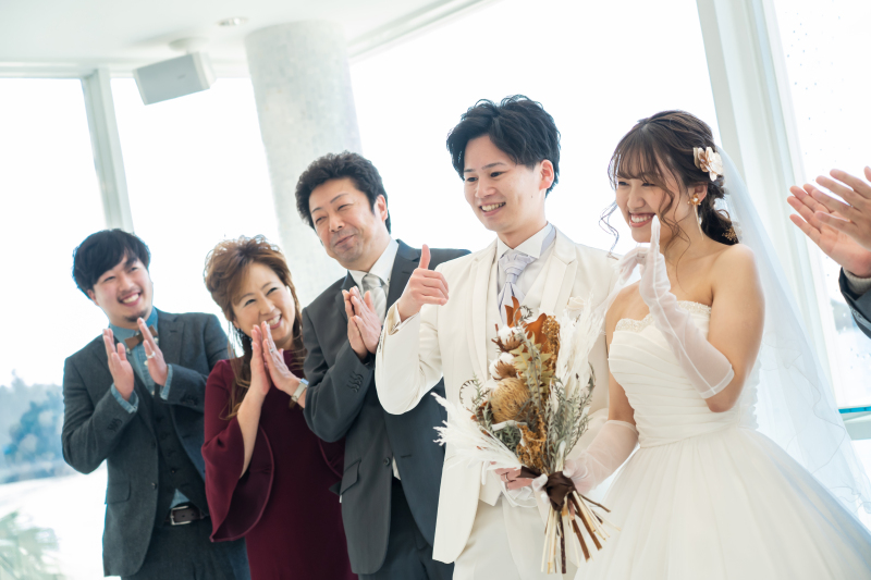 皆に見守られて