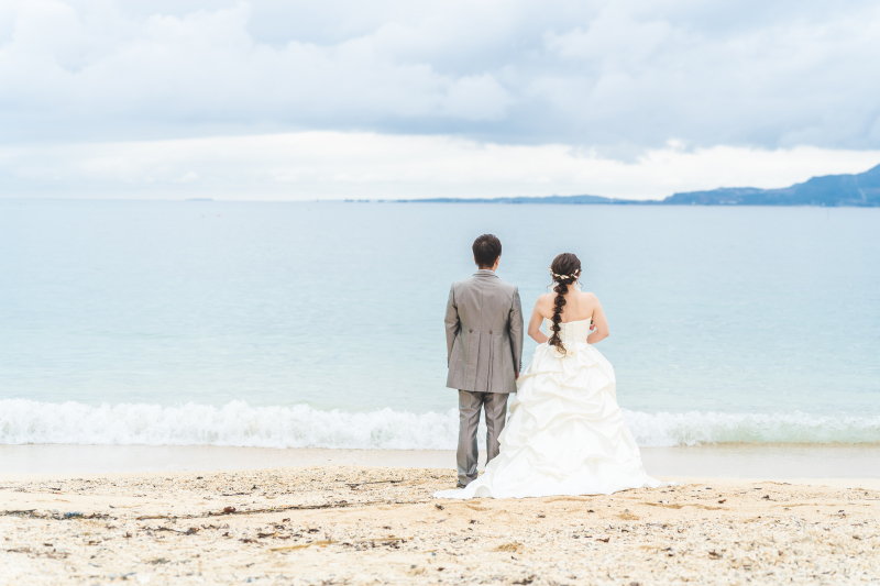 穏やかな海で撮影スタート♪