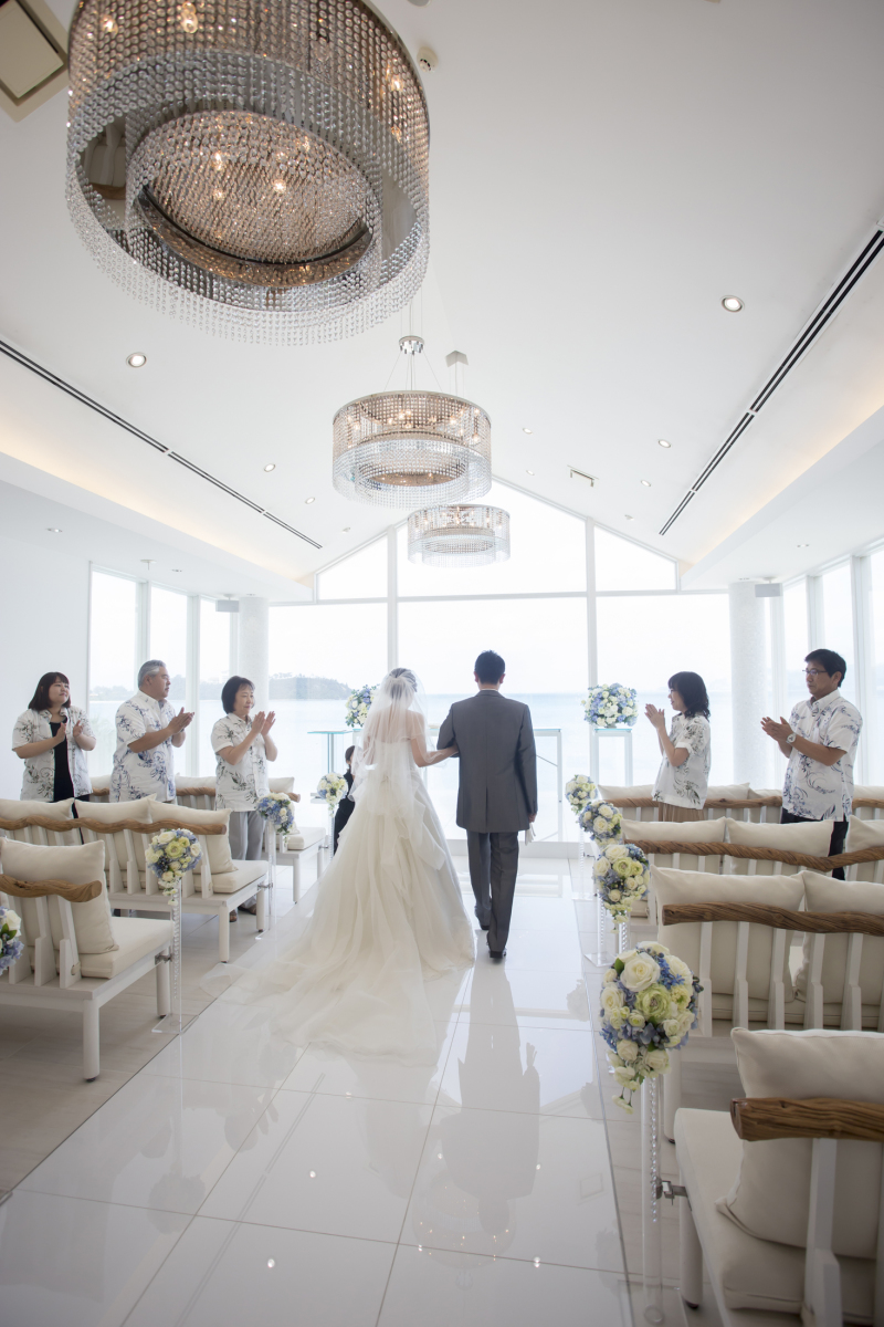 家族に見守られながら・・・。