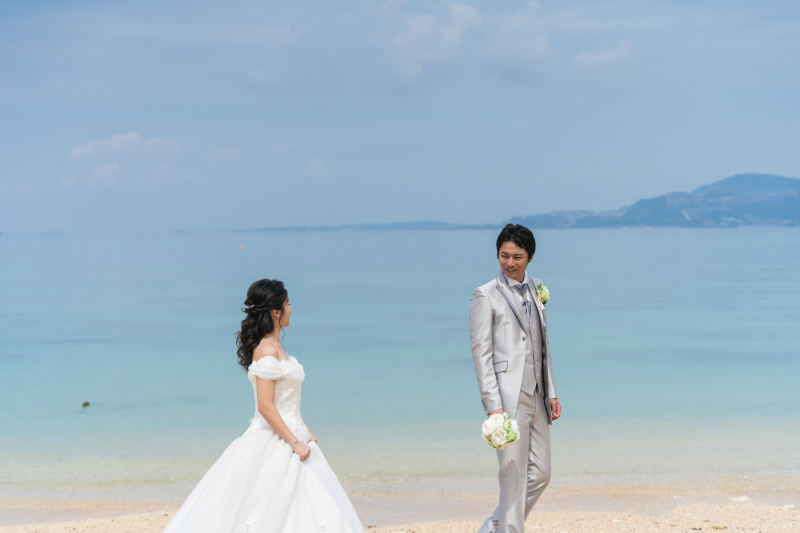 ビーチをゆっくりおさんぽ