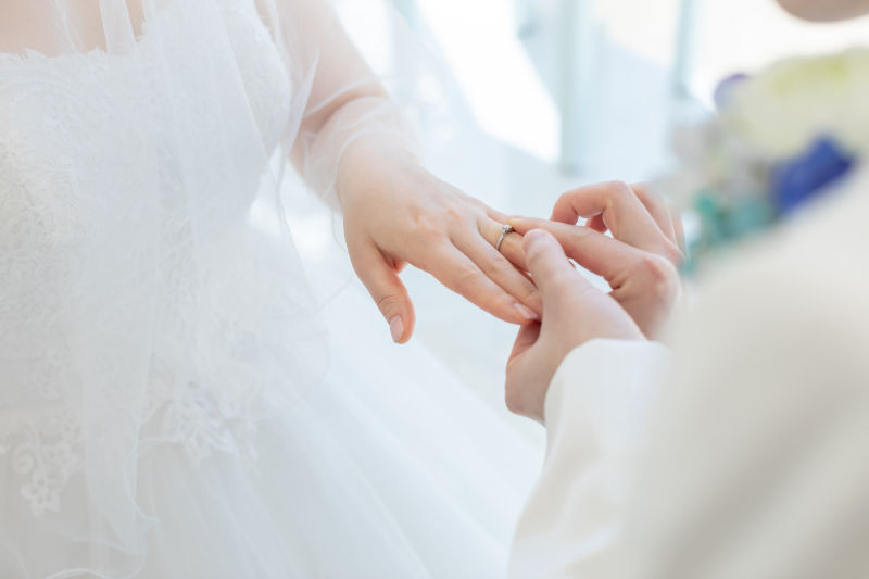 心落ち着かせ、お互いの想いを実感するセレモニー