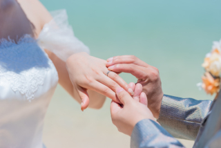 素敵な笑顔が印象のおふたり♡