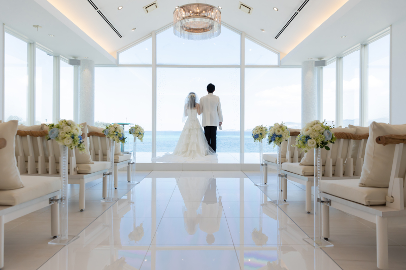 初めはおふたりのバックショットから