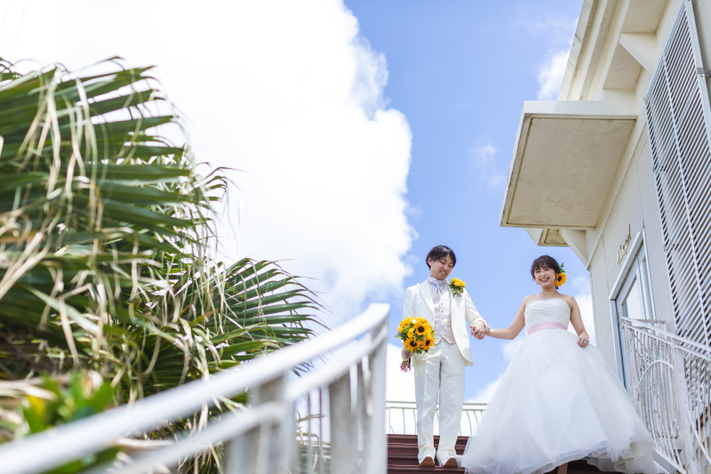 ビーチへ降りるよー！！