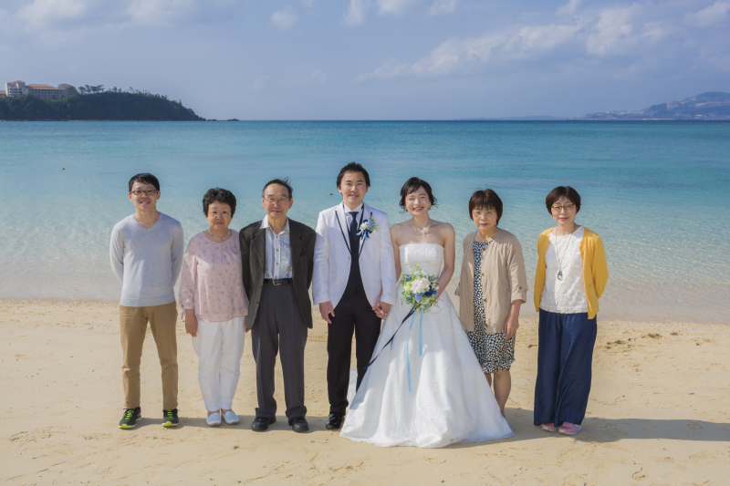 ご家族と一緒に記念写真♡