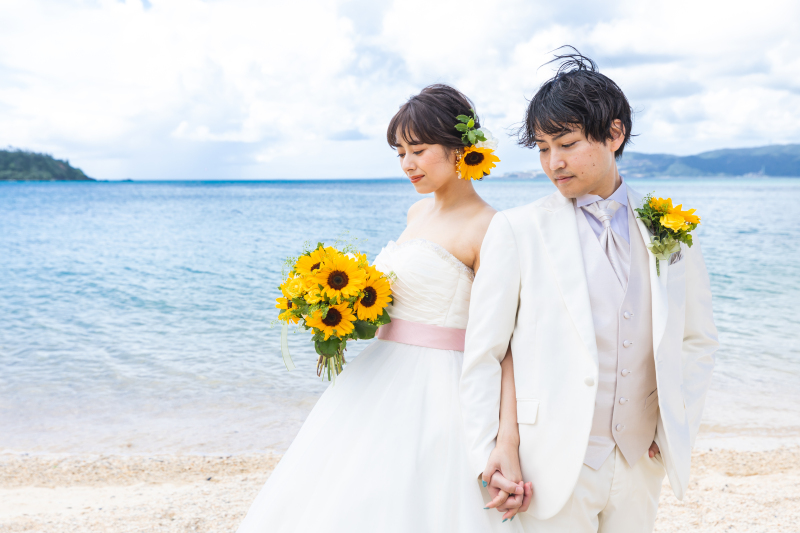 ひまわりはおふたりがお好きな花