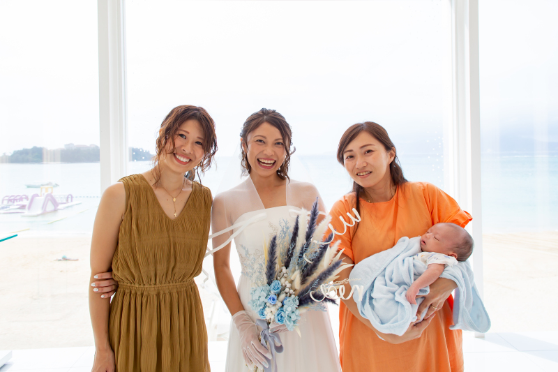 花嫁様とゲスト様ショット