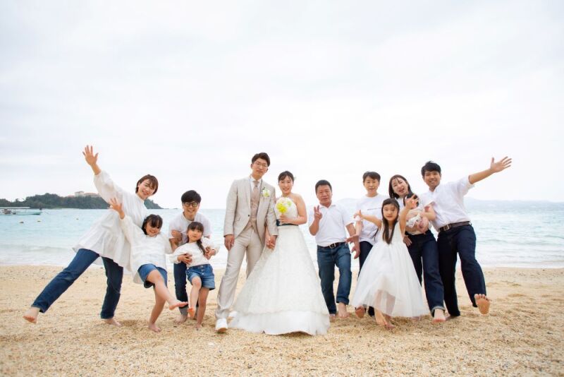 数秒でビーチ撮影場所に移動