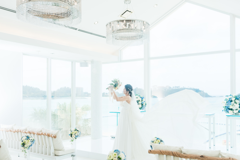 ふんわり舞うオーガンジートレーン