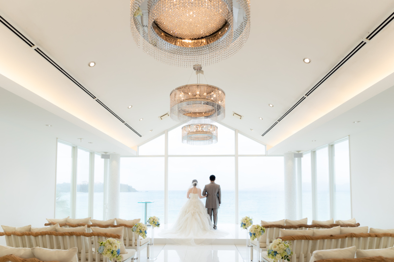 初めはおふたりのバックショットから