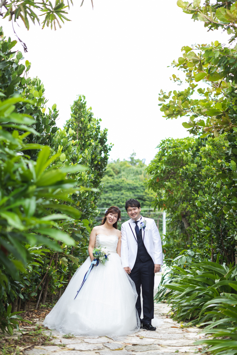 グリーンに囲まれて