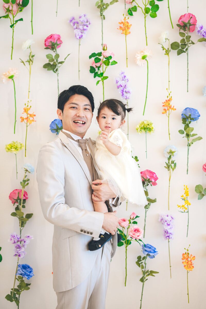 大好きなパパと!