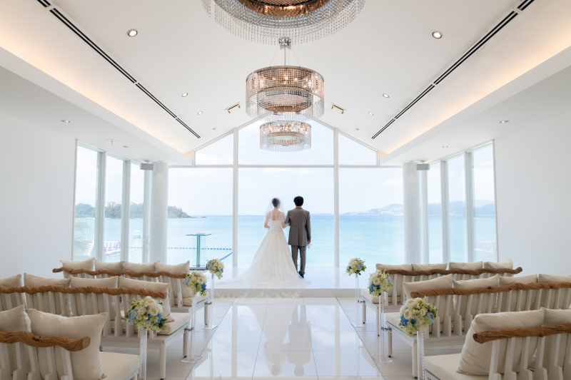 初めはおふたりのバックショットから