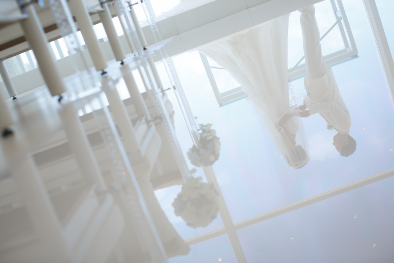 バージンロードへ反射