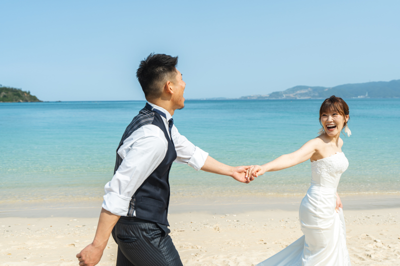 ビーチで撮影♩