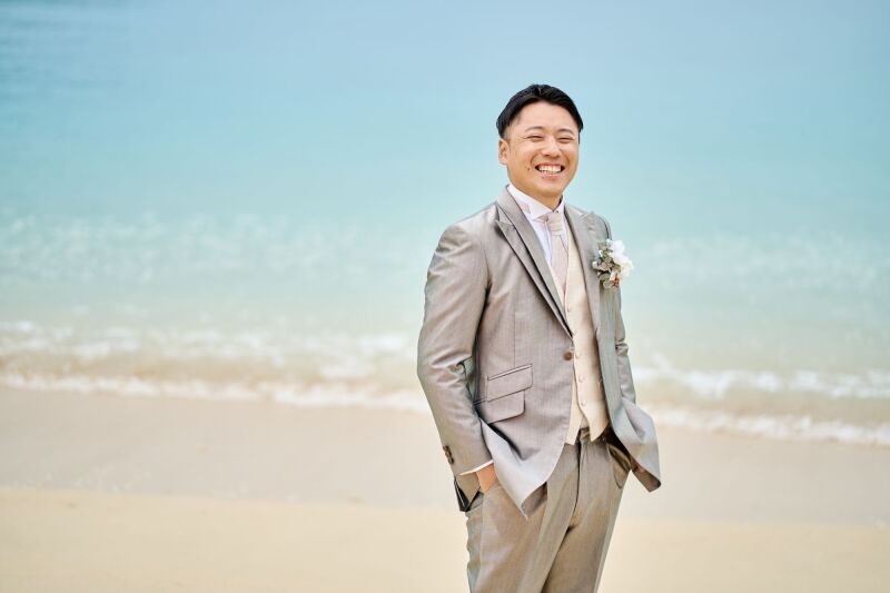 新郎様ソロショット