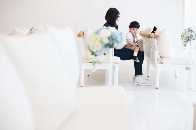 お二人を待つ可愛いゲスト♡