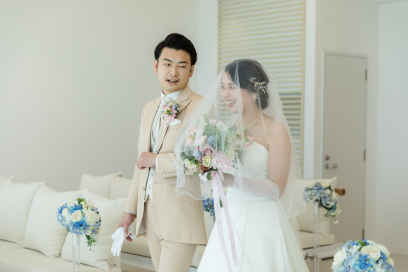 ご入場も笑顔で