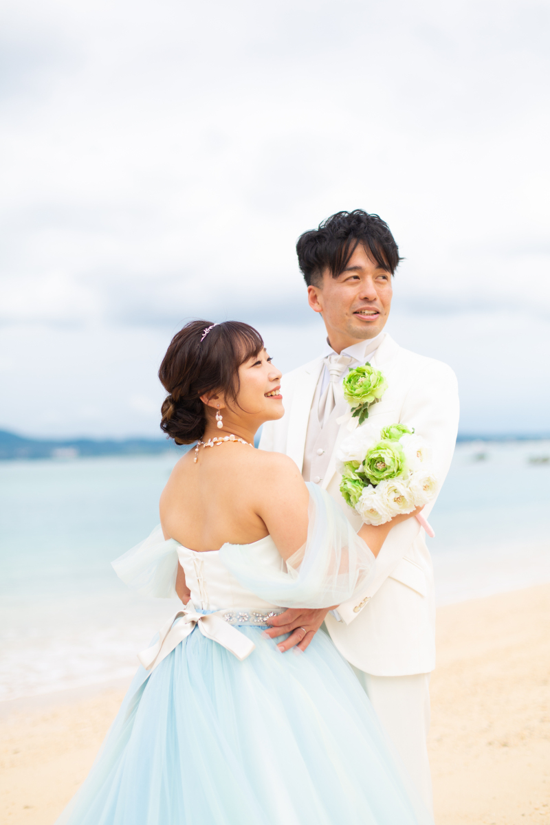 新郎様に包まれて