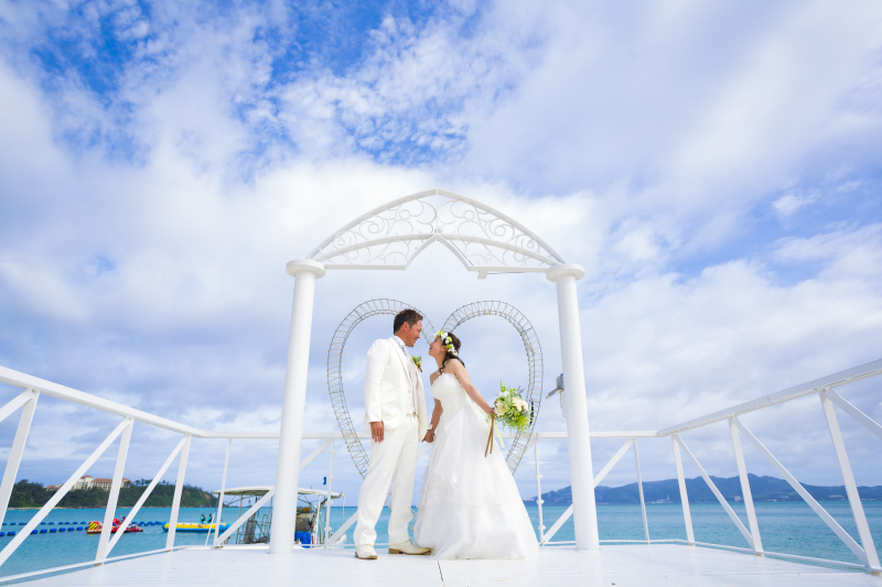 リゾートでのフォトウェディング