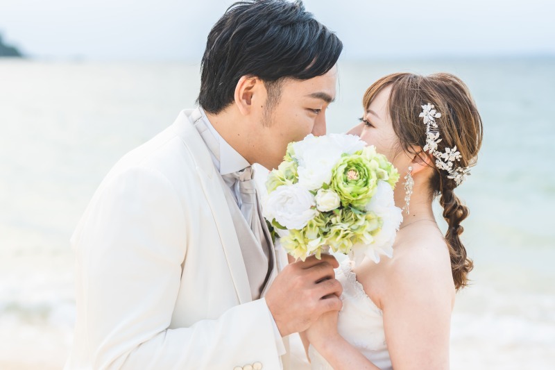 ブーケでかくして