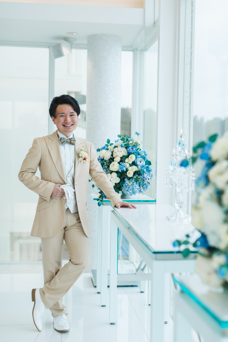 新郎様ソロショット