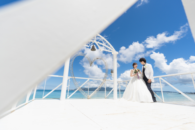 青い空×白い桟橋はベストマッチ