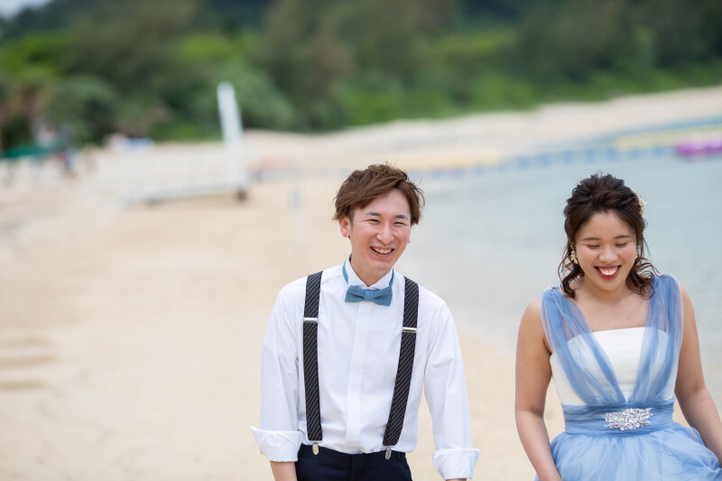 ビーチをゆっくりおさんぽ