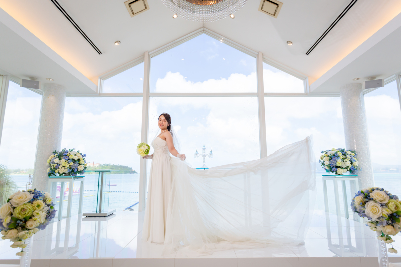 トレーンをなびかせて