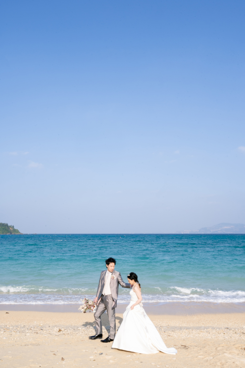 ビーチ撮影スタート