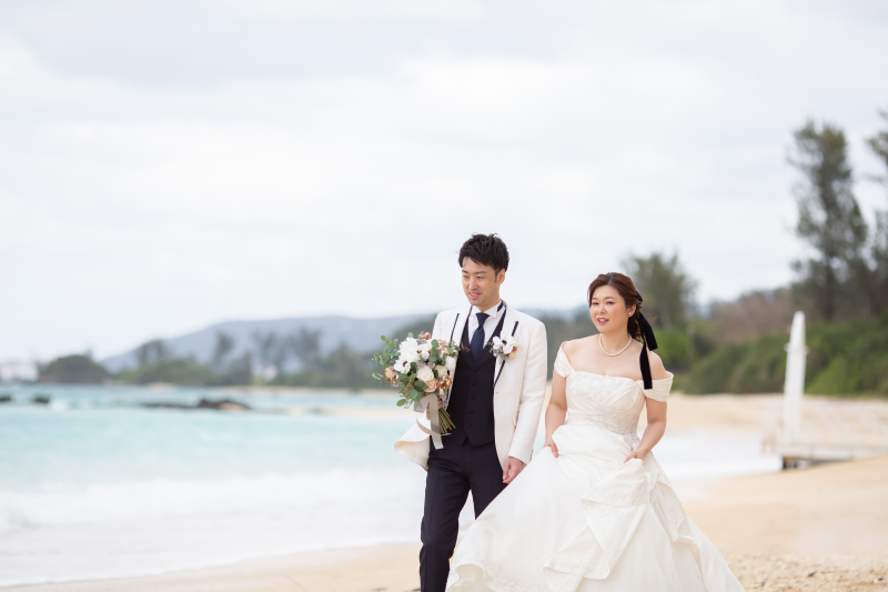 ビーチをゆっくりおさんぽ