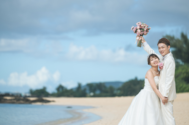 天高くブーケを・・・