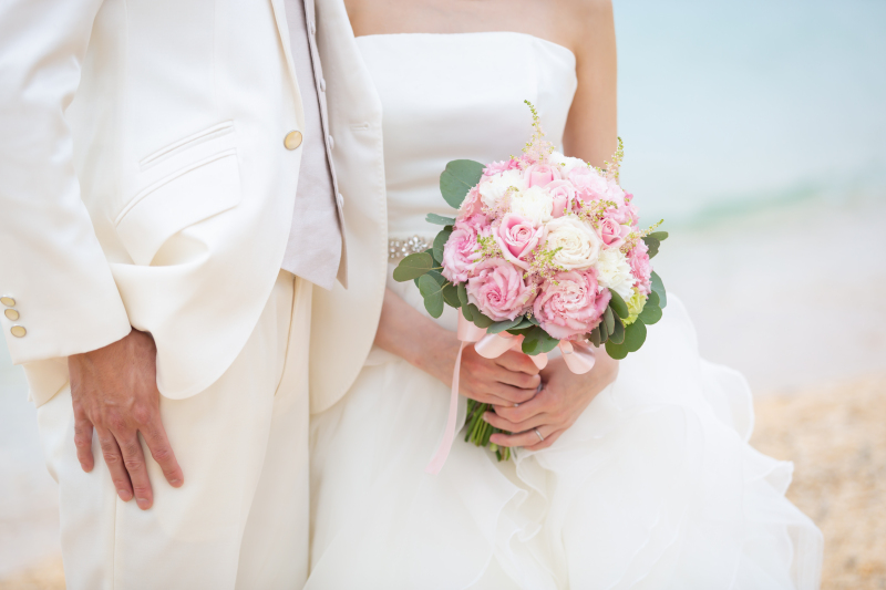 ピンクのブーケ