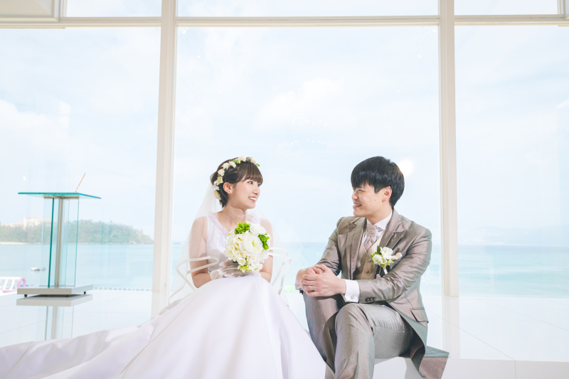 祭壇お座りショット