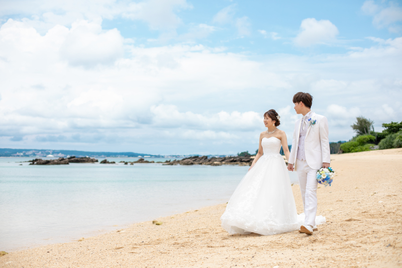 ビーチをゆっくりおさんぽ