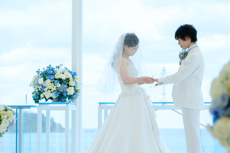 指輪を贈ります