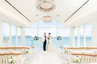 チャペルから眺める景色がとても印象的！