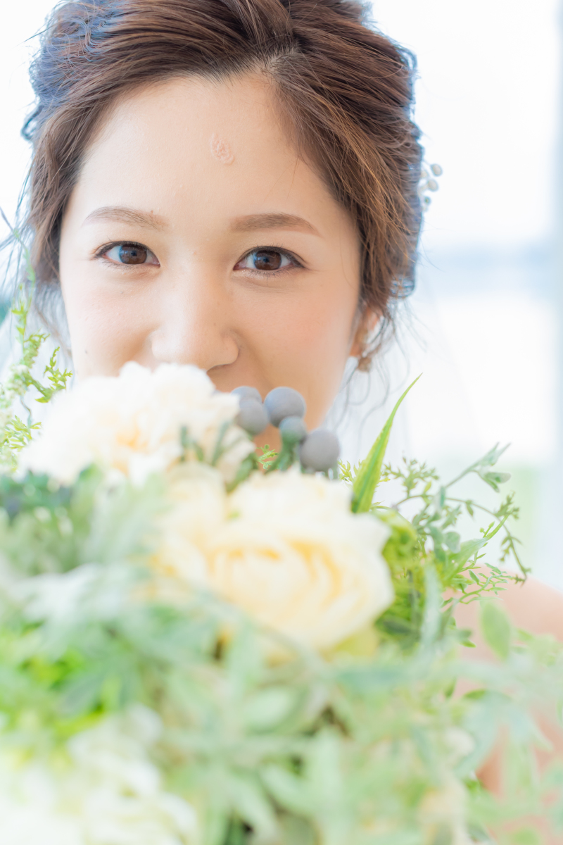 照れながらも・・