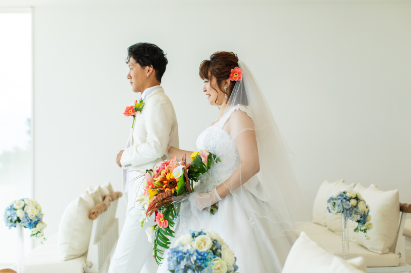 結婚式は挙げられないから...