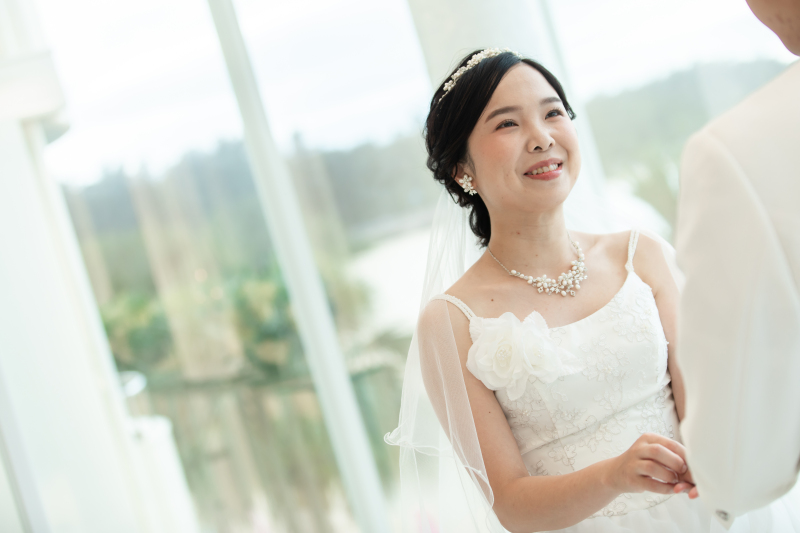 結婚式風の写真を撮ろう!