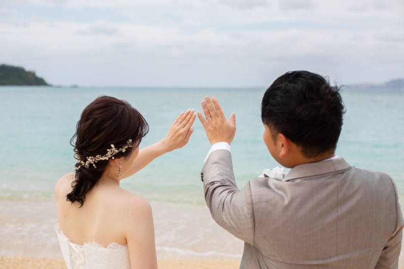 手のひらを海へ!