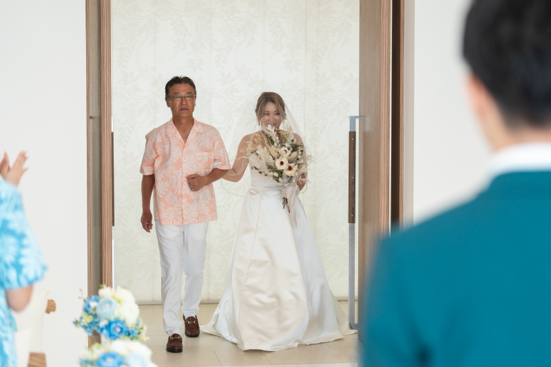 エスコート入場