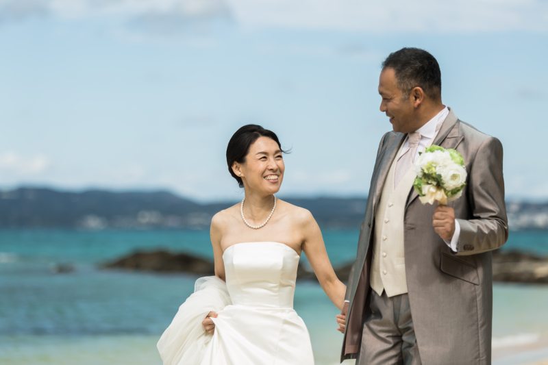 幸せそうなお二人