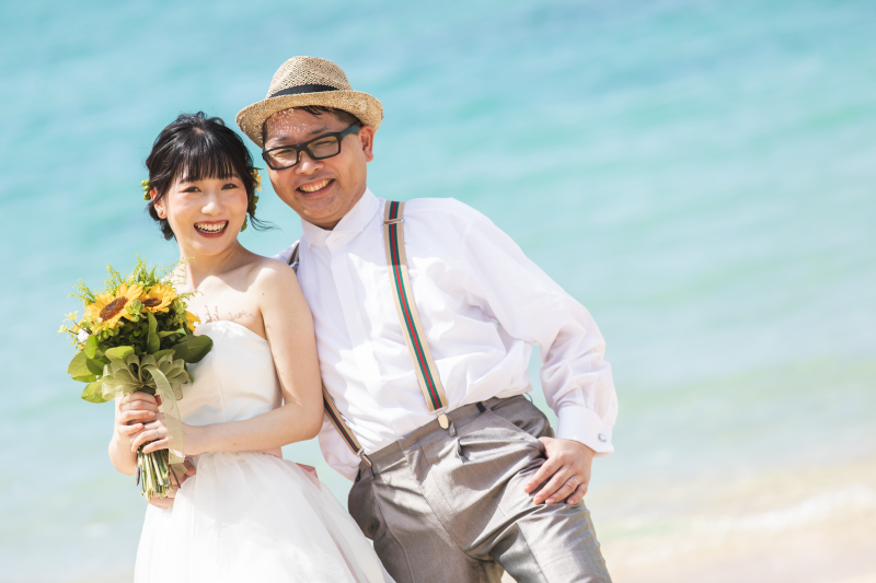 こだわりのコーディネートは新郎様も。