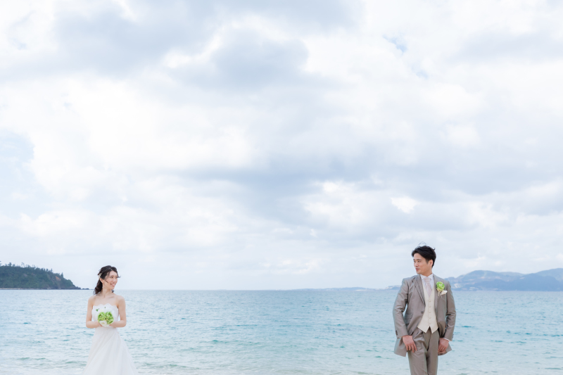 曇りの空色でも柔らかい雰囲気に