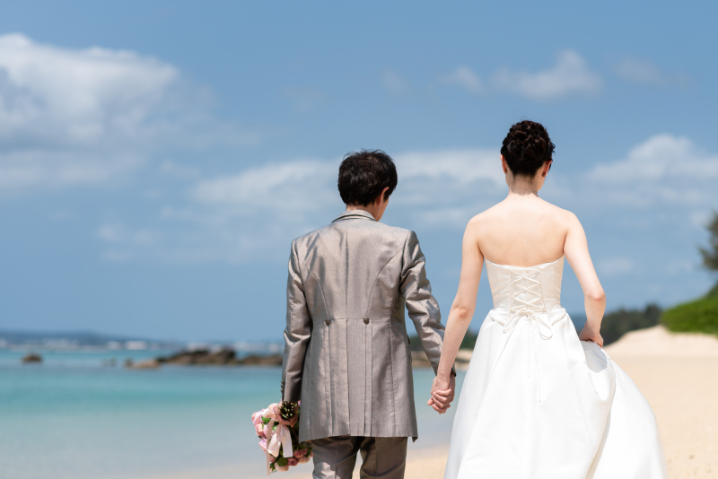 ビーチをゆっくりおさんぽ