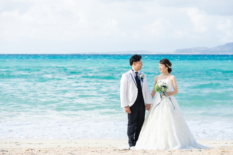 海と光の祝福を受け